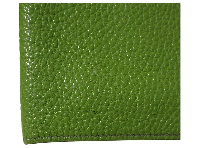 Hermès Hermes Dogon GM Long Wallet in Green - view 12