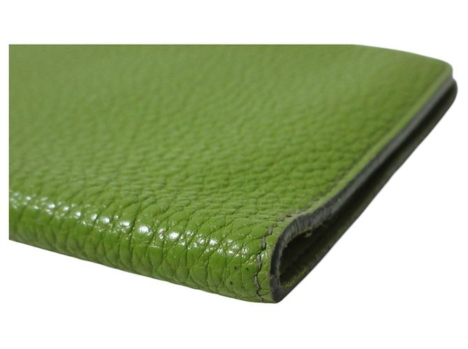 Hermès Hermes Dogon GM Long Wallet in Green - view 13