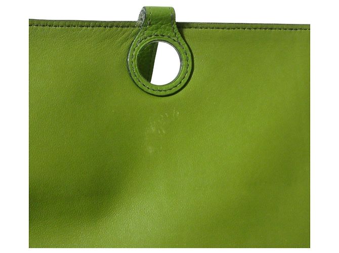Hermès Hermes Dogon GM Long Wallet in Green - view 16
