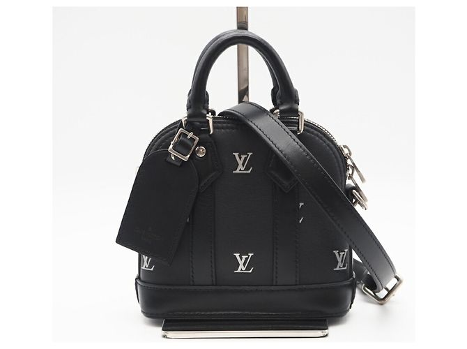 Borsa a Spalla Nano Alma in Pelle di Vitello Pharrell Williams Louis Vuitton Nero - vista 2