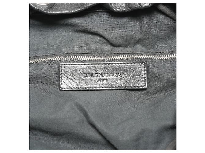 Balenciaga Leder Reiserrucksack Schwarz - Ansicht 12