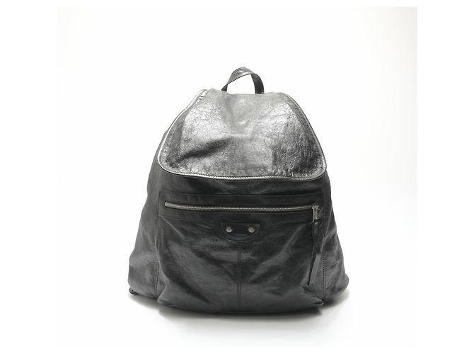 Balenciaga Leder Reiserrucksack Schwarz - Ansicht 2