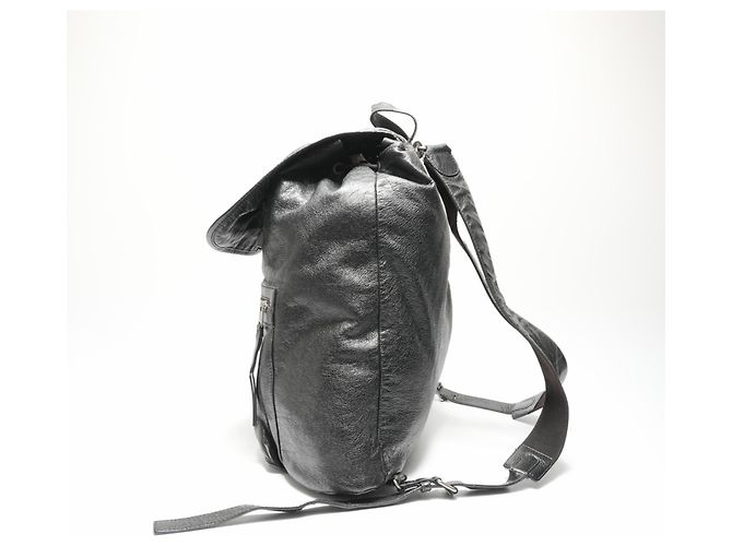 Balenciaga Leder Reiserrucksack Schwarz - Ansicht 5