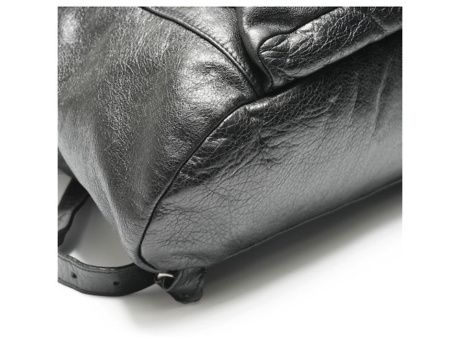 Balenciaga Leder Reiserrucksack Schwarz - Ansicht 6