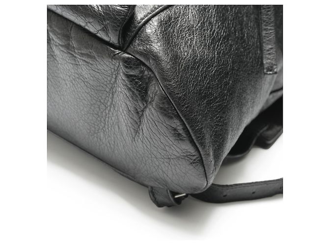 Balenciaga Leder Reiserrucksack Schwarz - Ansicht 7
