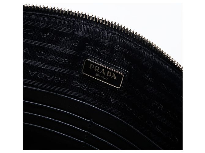 Prada Saffiano Active Botanical Clutch Bag - view 10