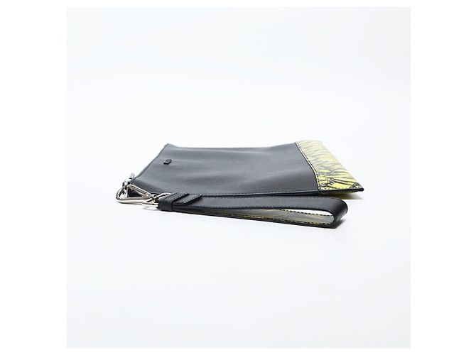 Prada Saffiano Active Botanical Clutch Bag - view 3