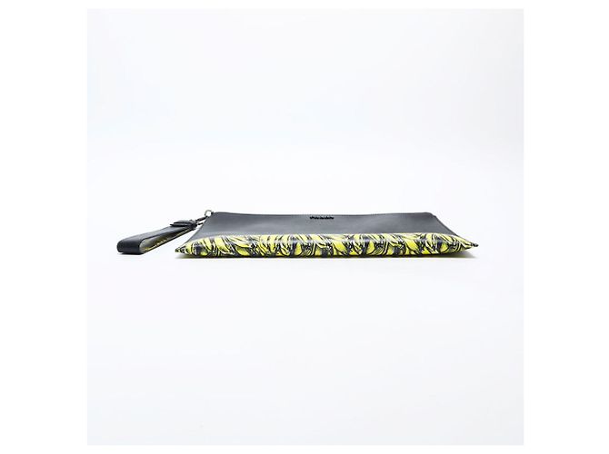 Prada Saffiano Active Botanical Clutch Bag - view 7