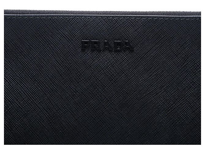 Prada Saffiano Active Botanical Clutch Bag - view 8