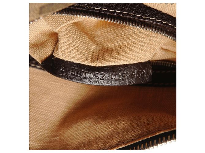 Fendi Zucca Canvas Schultertasche Braun - Ansicht 10