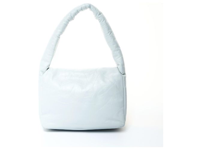 Borsa in pelle a spalla Balenciaga Monaco Blu - vista 2