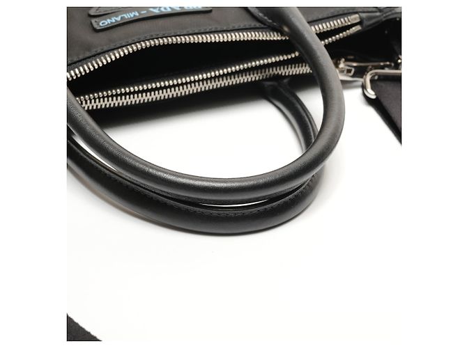 Borsa a spalla/borsa a mano Prada Concept 2 in 1 Nero - vista 12