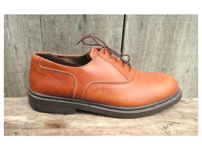 Autre Marque Richelieu King Street Scarpe Stringate in Pelle Marrone Chiaro - vista 2