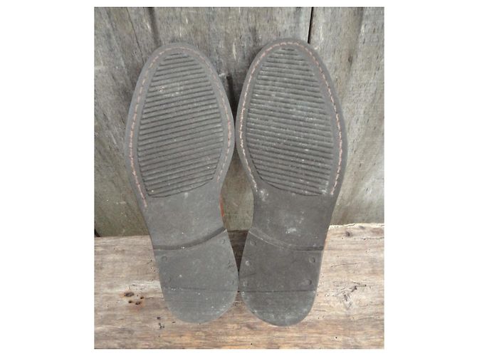 Autre Marque Richelieu King Street Scarpe Stringate in Pelle Marrone Chiaro - vista 6