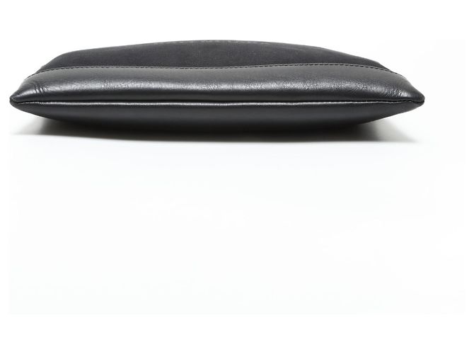 Everyday Clutch Bag Balenciaga M Canvas Clip Logo Nero - vista 8