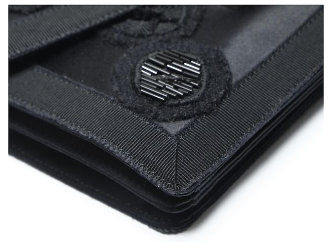 Borsa a Spalla in Raso SOUND BRAID di Prada Nero - vista 6