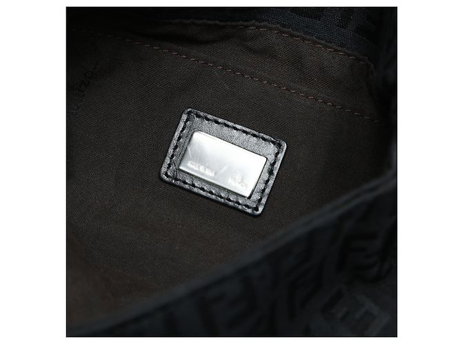 Borsa a Spalla Mamma Bucket in Tela di Fendi - vista 10