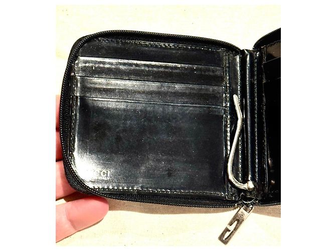 Gucci Black Leather Wallet with Money Clip - view 6