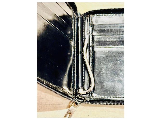 Gucci Black Leather Wallet with Money Clip - view 8