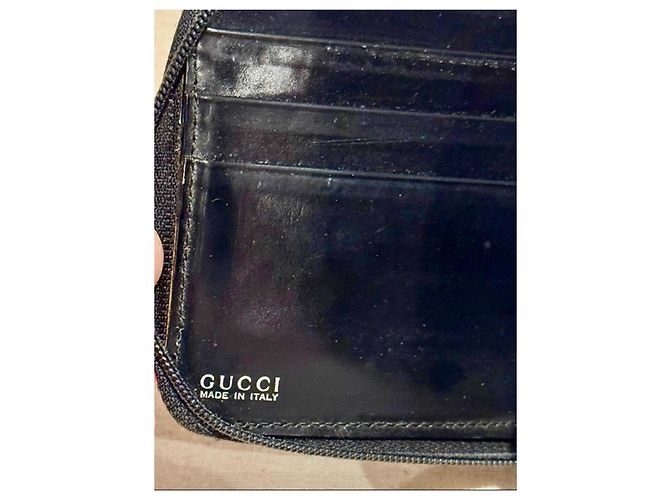 Gucci Black Leather Wallet with Money Clip - view 9