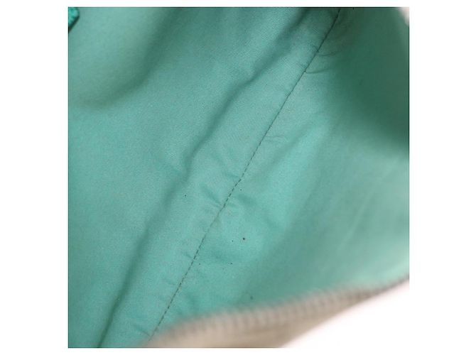 Borsa a Spalla GG Canvas Gucci Beige Verde Menta Argento 124357 Auth BA11129 - vista 16