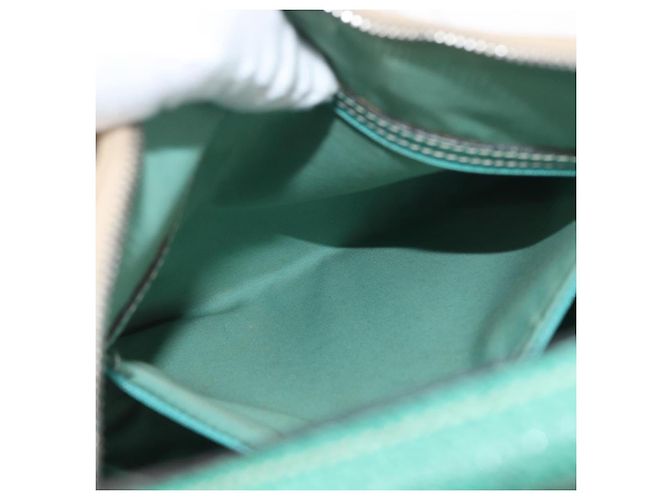Borsa a Spalla GG Canvas Gucci Beige Verde Menta Argento 124357 Auth BA11129 - vista 20