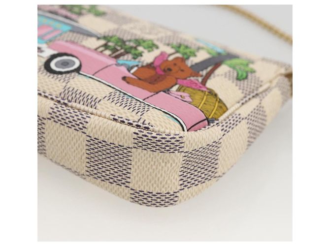 LOUIS VUITTON Azur Vivienne Mini Pochette Accessoires N60487 LV Auth 167035SM - vista 10