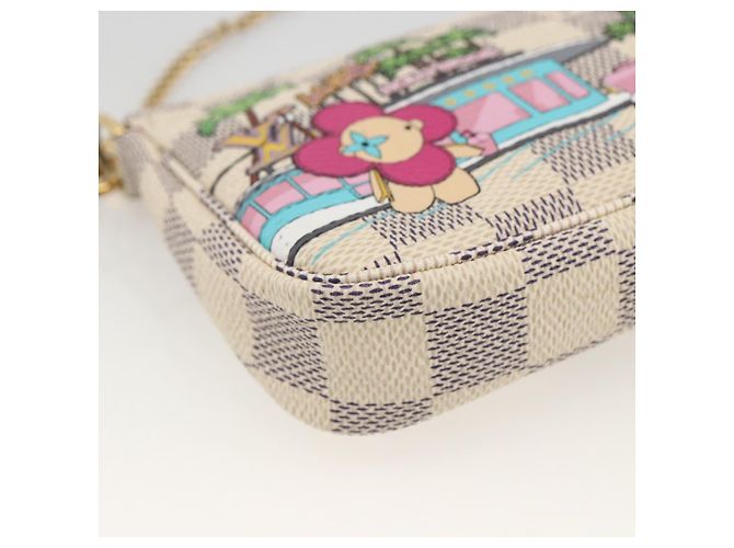 LOUIS VUITTON Azur Vivienne Mini Pochette Accessoires N60487 LV Auth 167035SM - vista 11
