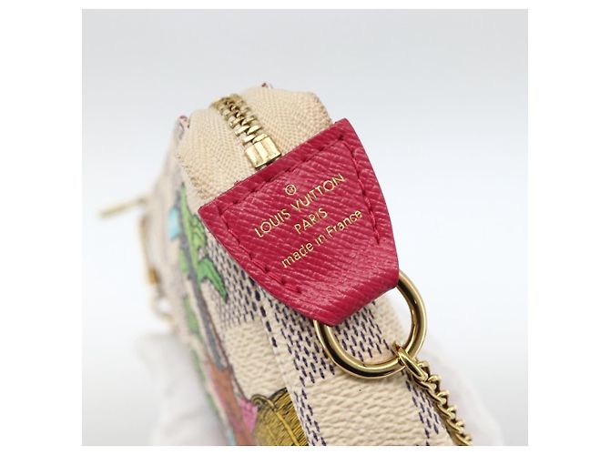 LOUIS VUITTON Azur Vivienne Mini Pochette Accessoires N60487 LV Auth 167035SM - vista 14