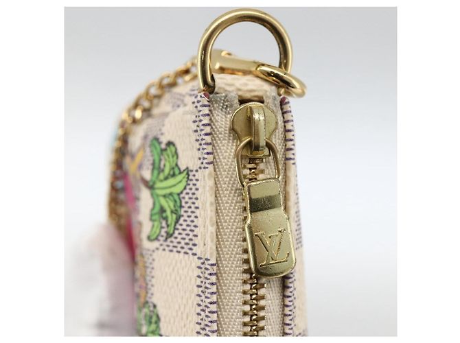 LOUIS VUITTON Azur Vivienne Mini Pochette Accessoires N60487 LV Auth 167035SM - vista 16