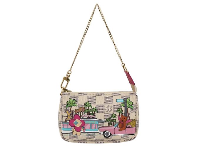 LOUIS VUITTON Azur Vivienne Mini Pochette Accessoires N60487 LV Auth 167035SM - vista 2