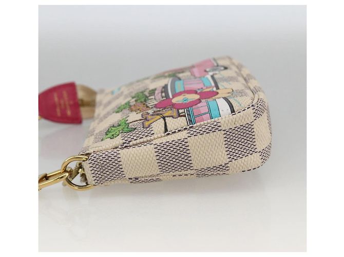 LOUIS VUITTON Azur Vivienne Mini Pochette Accessoires N60487 LV Auth 167035SM - vista 4
