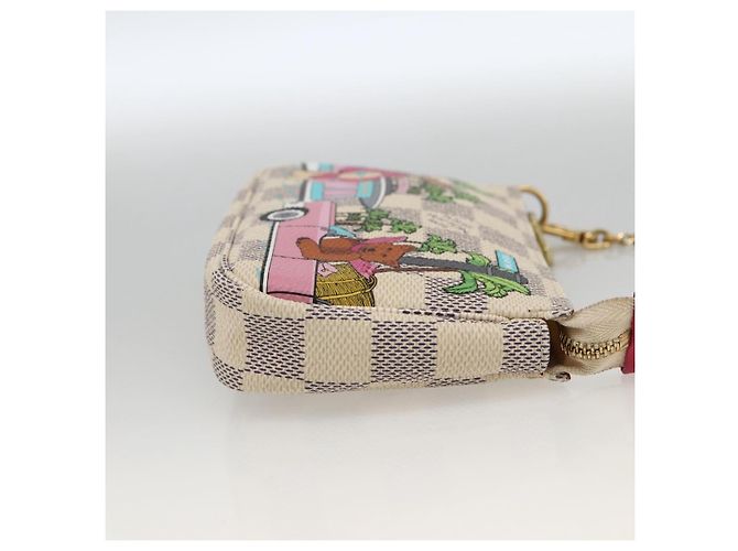 LOUIS VUITTON Azur Vivienne Mini Pochette Accessoires N60487 LV Auth 167035SM - vista 5