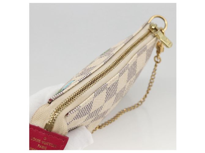 LOUIS VUITTON Azur Vivienne Mini Pochette Accessoires N60487 LV Auth 167035SM - vista 6