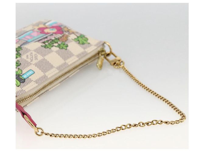 LOUIS VUITTON Azur Vivienne Mini Pochette Accessoires N60487 LV Auth 167035SM - vista 7