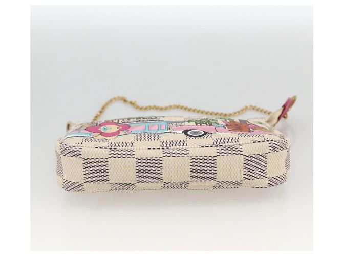 LOUIS VUITTON Azur Vivienne Mini Pochette Accessoires N60487 LV Auth 167035SM - vista 9