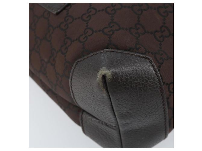 GUCCI GG Canvas Tote Bag Braun Silber 180450 Auth 172731 - Ansicht 11