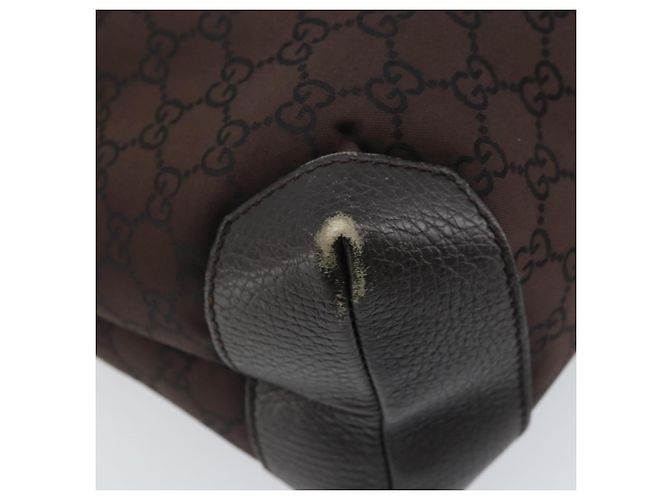 GUCCI GG Canvas Tote Bag Braun Silber 180450 Auth 172731 - Ansicht 13
