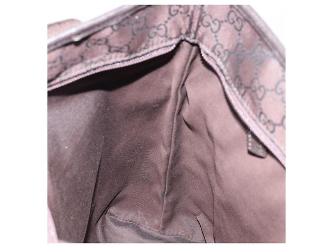 GUCCI GG Canvas Tote Bag Braun Silber 180450 Auth 172731 - Ansicht 18