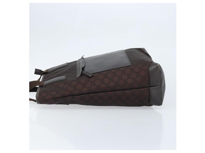 GUCCI GG Canvas Tote Bag Braun Silber 180450 Auth 172731 - Ansicht 5