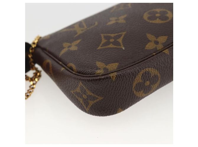 LOUIS VUITTON Monogram Vivienne Mini Pochette Accessori M81637 Auth 167034SM Monogramma - vista 13