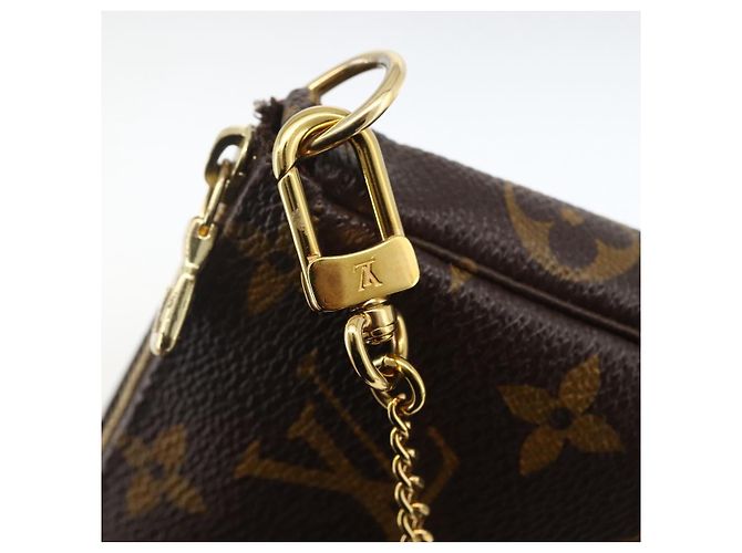 LOUIS VUITTON Monogram Vivienne Mini Pochette Accessori M81637 Auth 167034SM Monogramma - vista 15