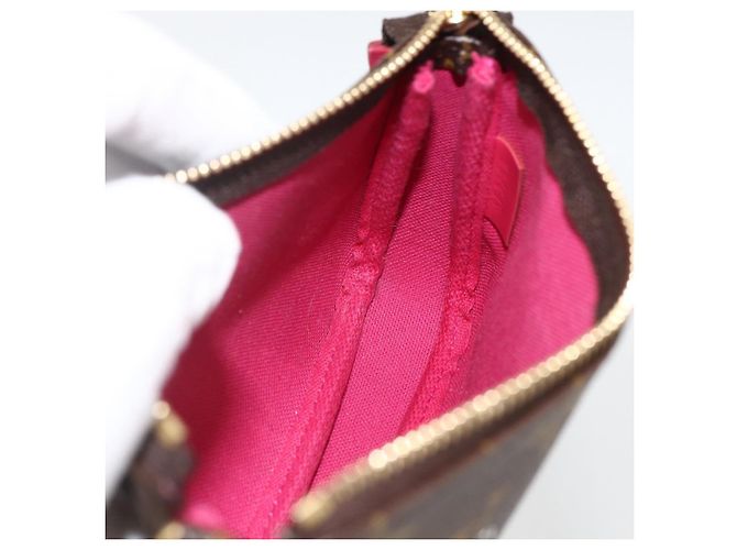 LOUIS VUITTON Monogram Vivienne Mini Pochette Accessori M81637 Auth 167034SM Monogramma - vista 20