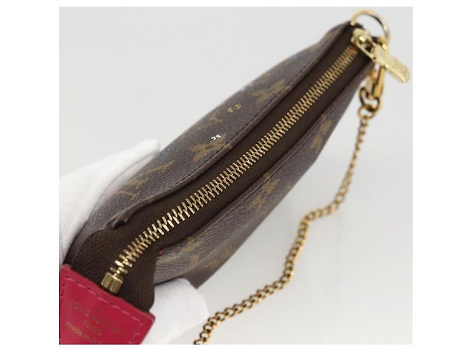 LOUIS VUITTON Monogram Vivienne Mini Pochette Accessori M81637 Auth 167034SM Monogramma - vista 6