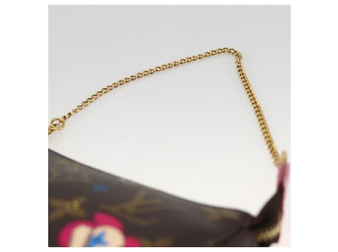 LOUIS VUITTON Monogram Vivienne Mini Pochette Accessori M81637 Auth 167034SM Monogramma - vista 8