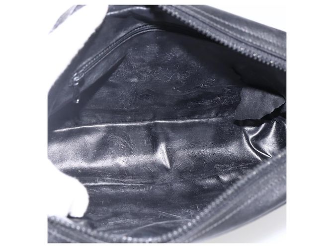 Céline Borsa a Spalla CELINE in Pelle Nera e Oro Auth bs33579 Nero D'oro - vista 15