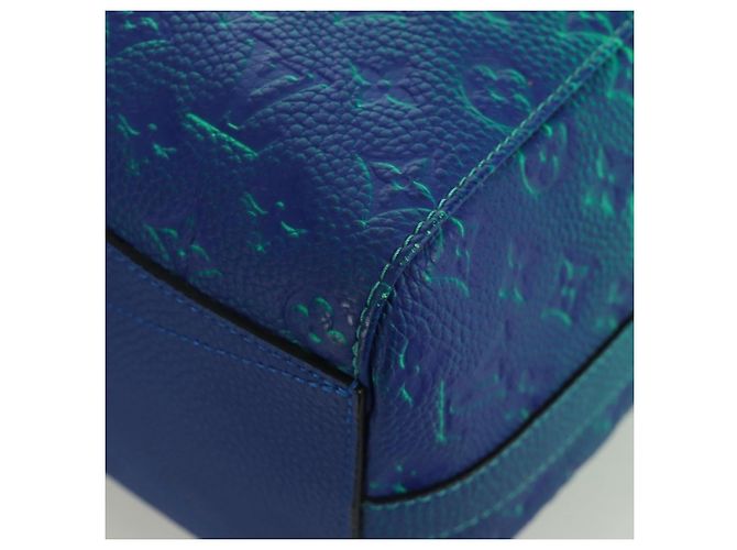 LOUIS VUITTON Borsa Tote Keepall Monogram Taurillon Illusion M59688 Auth 166969SM Verde - vista 15