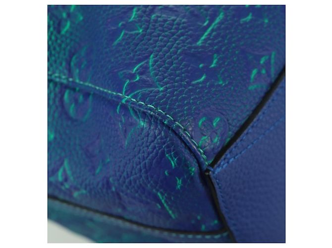 LOUIS VUITTON Borsa Tote Keepall Monogram Taurillon Illusion M59688 Auth 166969SM Verde - vista 16