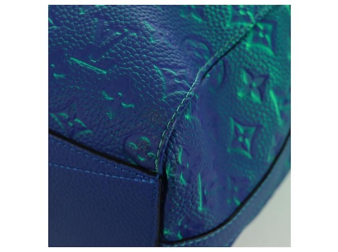 LOUIS VUITTON Borsa Tote Keepall Monogram Taurillon Illusion M59688 Auth 166969SM Verde - vista 17