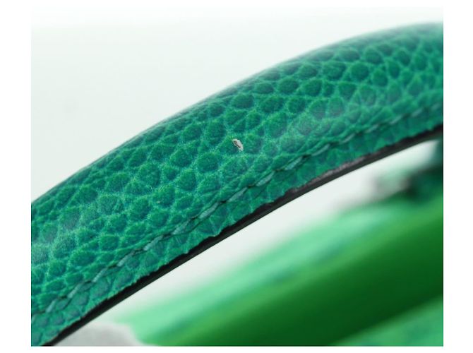 LOUIS VUITTON Borsa Tote Keepall Monogram Taurillon Illusion M59688 Auth 166969SM Verde - vista 18